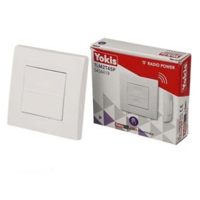 Télécommande sans fil murale 2 touches POWER Yokis