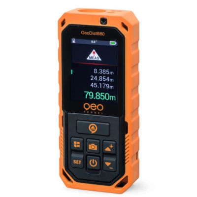 Télémètre laser avec caméra 80 m GeoDist 80, zoom 4x, Bluetooth et USB - 300180