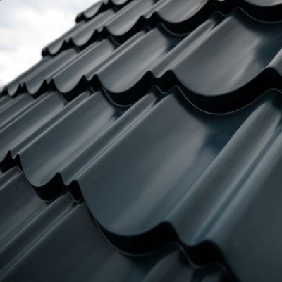 Tôle emboîtable imitation tuile NORA Gris Anthracite RAL 7016