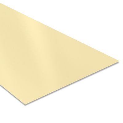 Tôle Plane 2000x1000 mm Acier 0.50 mm Laqué Beige RAL 1015