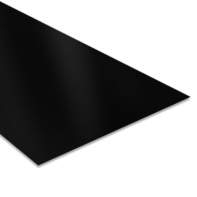 Tôle Plane 2000x1220 mm Acier 0.63 mm Laqué Noir foncé RAL 9005