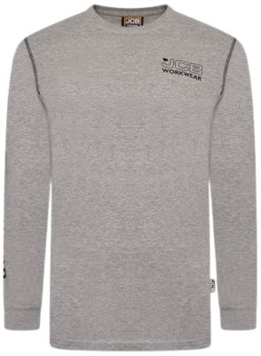 T-shirt de travail JCB trade à manches longues gris 2XL