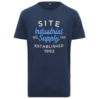 T shirt imprim bleu marine Site Lavaka taille M