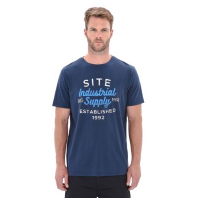 T-shirt imprimé Loose Fit - Bleu/Still Water - HOMME | H&M FR