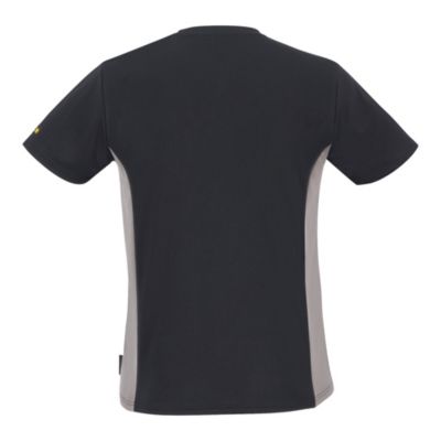 T-shirt manche courte Site Leckman gris/noir Taille L