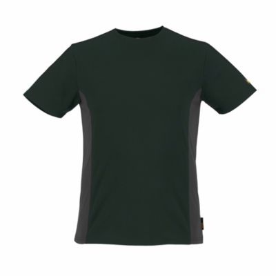 T-shirt manche courte Site Leckman gris/noir Taille M