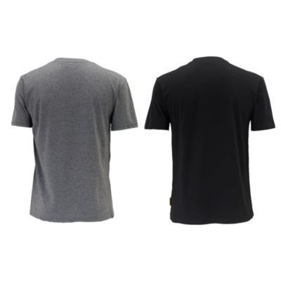 T-shirt Stanley noir et gris Taille M, 2 pièces