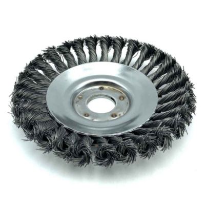 Tête brosse de désherbage et démoussage