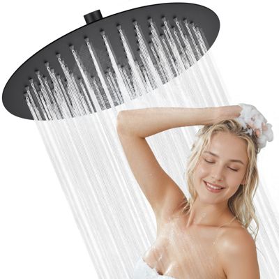 Tête de douche Inox Rond 20cm Sofetiy Max Kit de douche