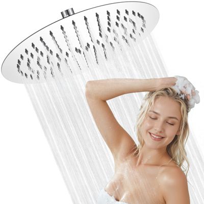 Tête de douche Inox Rond 30cm Sofetiy Max Kit de douche