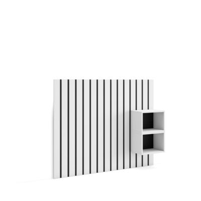 Tête de lit 133x107x3cm Lit de 80-90-110cm couleur blanc