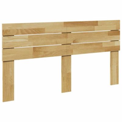 Tête de lit 140 cm en bois massif de chêne vidaXL