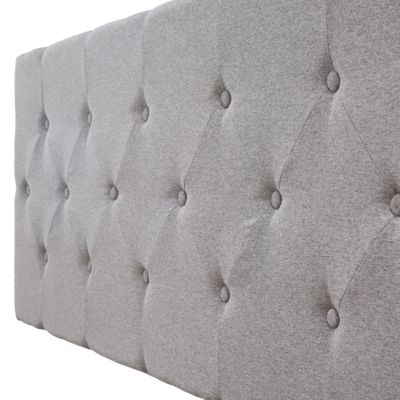 Tête de lit 140x60 cm, Épaisseur 8 cm, gris