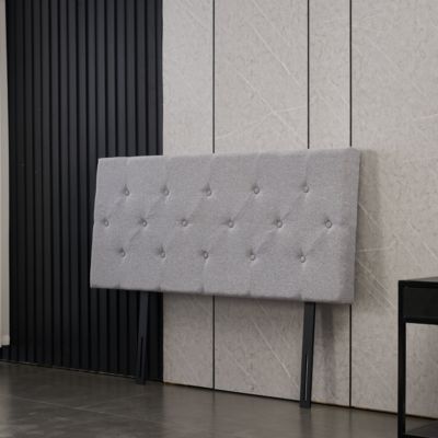 Tête de lit 140x60 cm, Épaisseur 8 cm, gris