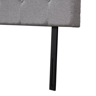 Tête de lit 140x60 cm, Épaisseur 8 cm, gris