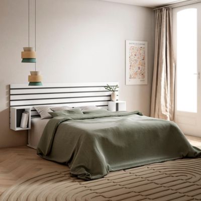 Tête de lit 214x70x3cm Lit 120-135-140-150-160cm couleur blanc