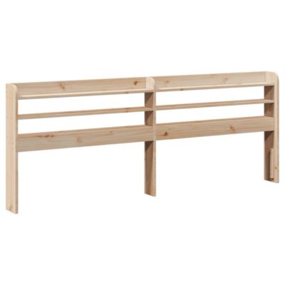 Tête de lit avec étagères 180 cm bois massif de pin vidaXL