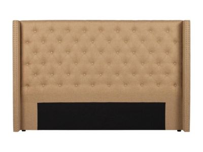 Tête de lit capitonnée 170 cm - Tissu - Beige - MASSIMO II