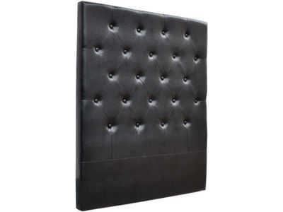 Tête de lit capitonnée "Déco"  99 cm  Noir  En PVC