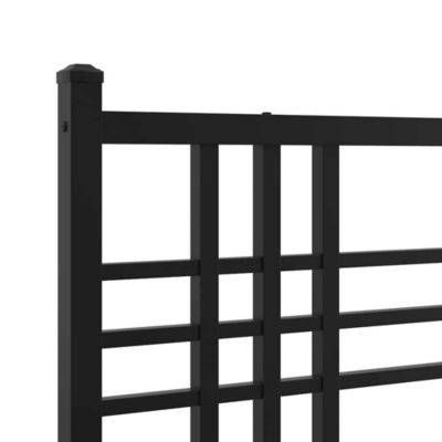 Tête de lit | Décoration murale métal noir 160 cm CFW51574 | Leroy Merlin