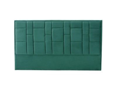 Tête de lit HERMINE - 140 cm - Velours - Vert