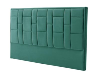 Tête de lit HERMINE - 140 cm - Velours - Vert