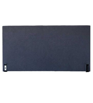 Tête de lit largeur 160 x 80 cm tissu couleur Gris sombre