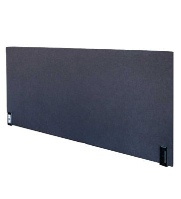 Tête de lit largeur 160 x 80 cm tissu couleur Gris sombre