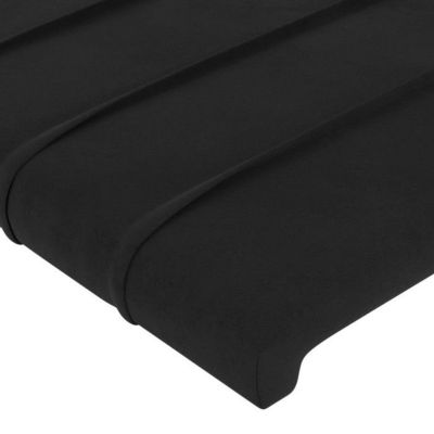 Tête de lit Noir 90x5x78/88 cm Velours vidaXL