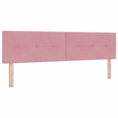 Tête de lit Rose 180 cm Velours vidaXL