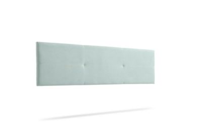 Tête de Lit Tapisée ALMA Aqualine 100x50x5 cm - Vert Aqua - Moonia