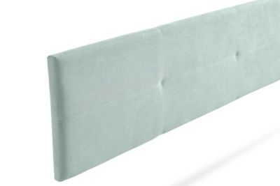 Tête de Lit Tapisée ALMA Aqualine 100x50x5 cm - Vert Aqua - Moonia