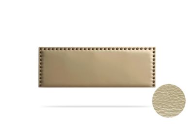 Tête de Lit Tapisée MODENA Simili cuir 90x55x8 cm - Or - Moonia