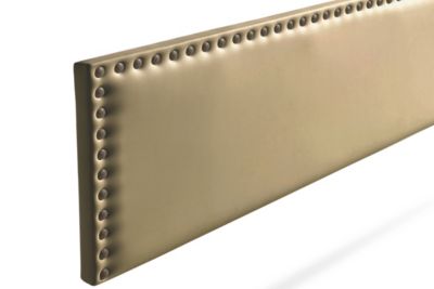 Tête de Lit Tapisée MODENA Simili cuir 90x55x8 cm - Or - Moonia