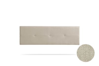 Tête de Lit Tapisée NAPOLI Aqualine 90x50x5 cm - Beige Toast - Moonia