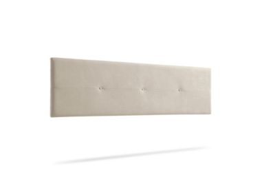 Tête de Lit Tapisée NAPOLI Aqualine 90x50x5 cm - Beige Toast - Moonia