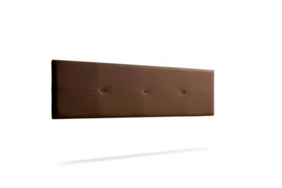 Tête de Lit Tapisée NAPOLI Simili cuir 170x50x5 cm - Marron - Moonia