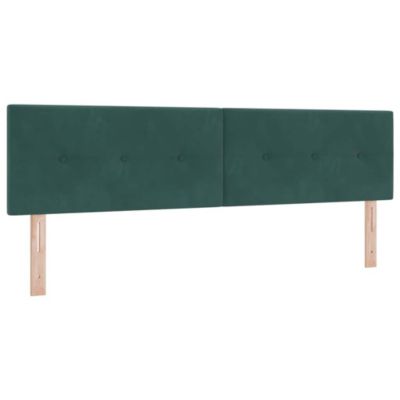 Tête de lit Vert foncé 180 cm Velours vidaXL