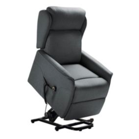 TABAGON - Fauteuil Relax et Releveur Bleu