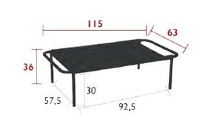 TABLE 115X63 COOLSIDE ACAPULCO