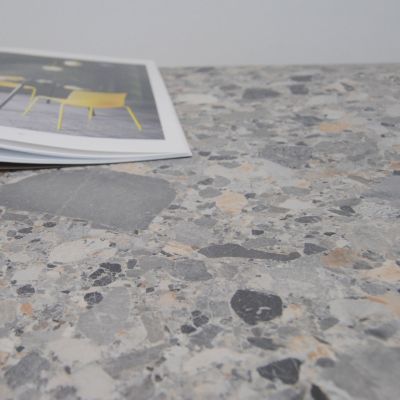 Table 160x80cm - modèle Bazila terrazzo cepp - Restootab