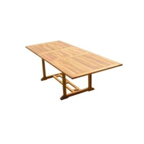 Table a manger fixe sans tiroir aedan 10 personnes en bois 240 x 100 cm
