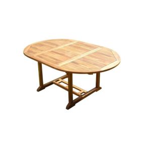 Table a manger fixe sans tiroir sentak 8 personnes en bois massif 180 x 120 cm
