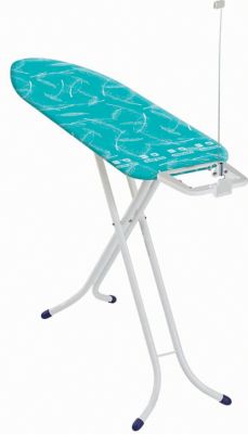 Table à repasser avec guide-fil 120 x 38 cm housse Thermo-Reflect, Leifheit Air Board Compact M