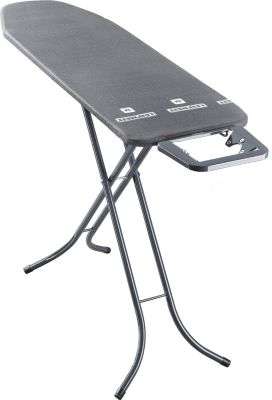 Table à repasser légère 120 x 38 cm, noir, Leifheit Classic M Black
