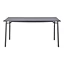 Table acier mat gris foncé L.152.6 x l.76 x H.75cm Lithari GoodHome