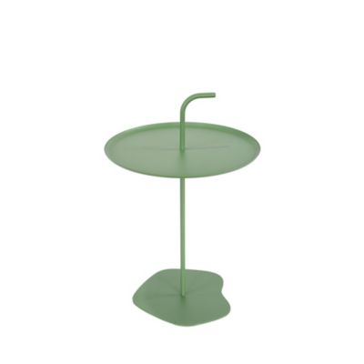 Table appoint ronde métal diam. 38 cm table basse jardin extérieur terrasse Sivo