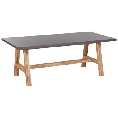 Table avec banc TONNARE Béton 200x100x75 cm Gris