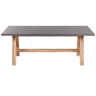Table avec banc TONNARE Béton 200x100x75 cm Gris