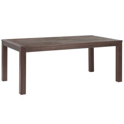 Table avec banc TUSCANIA Bois d'eucalyptus 180x100x73 cm Bois foncé